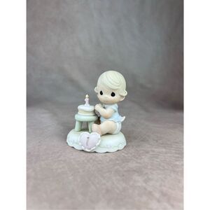 Vintage Precious Moments Figurine Growing in Grace 1 Year Old Birthday 1994